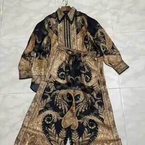 Zimmerman Linen two-piece suit, shirt and pants set.